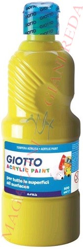 GIOTTO TEMPERA ACRILICA FLACONE ML 500 GIALLO PRIMARIO